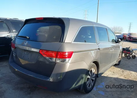 2015 Honda Odyssey Ex-L from USA, damaged, VIN 5FNRL5H67FB017246